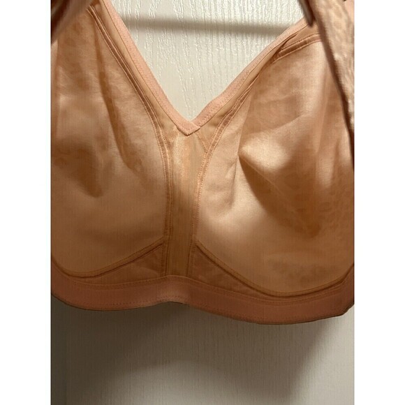 Deyllo Women’s Adjustable Strap Minimizer Full Coverage Bra Size 40H Pink Nude - Picture 16 of 16